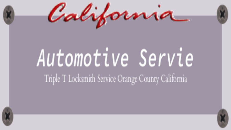 Automotive locksmith service Orange County CA
