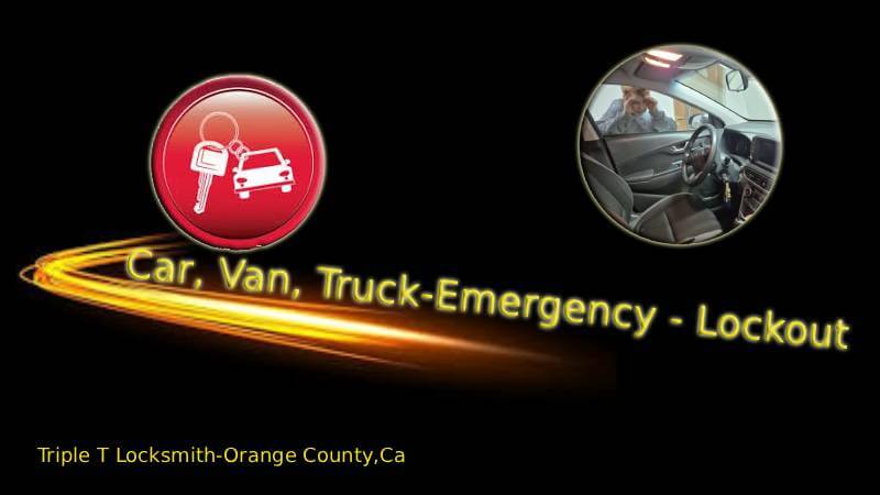 Automotive locksmith car lockout service Orange County