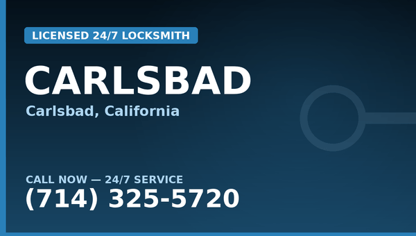 Triple T Locksmith — Carlsbad CA — Licensed 24/7 Locksmith — (714) 325-5720