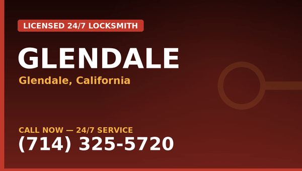 Triple T Locksmith — Glendale CA — Licensed 24/7 Locksmith — (714) 325-5720