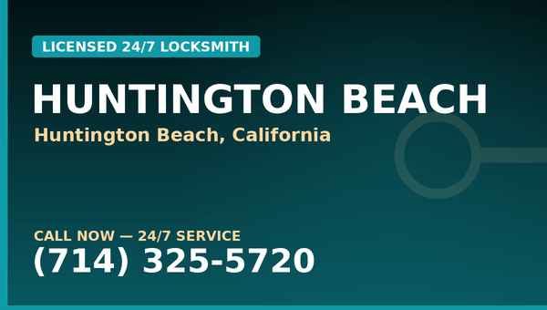 Triple T Locksmith — Huntington Beach CA — Licensed 24/7 Locksmith — (714) 325-5720