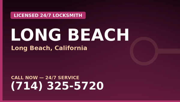 Triple T Locksmith — Long Beach CA — Licensed 24/7 Locksmith — (714) 325-5720