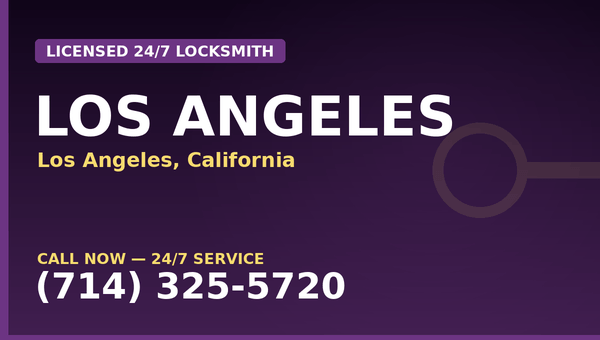 Triple T Locksmith — Los Angeles CA — Licensed 24/7 Locksmith — (714) 325-5720