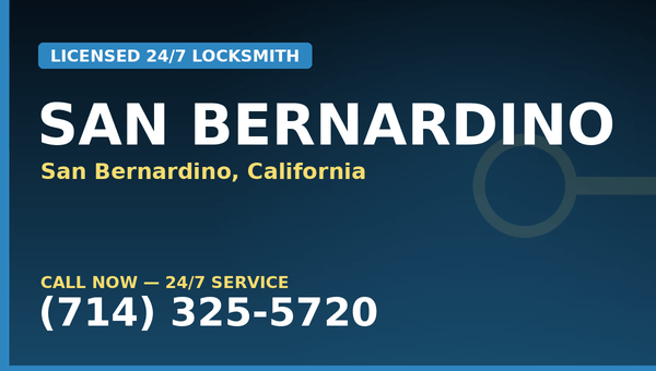 Triple T Locksmith — San Bernardino CA — Licensed 24/7 Locksmith — (714) 325-5720
